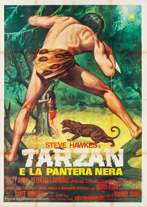 Tarz&aacute;n y el arco iris - Italian Movie Poster