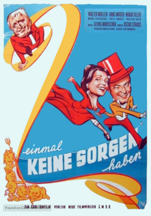 Einmal keine Sorgen haben - German Movie Poster