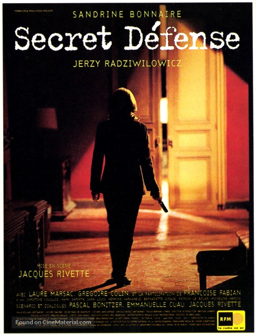 Secret d&eacute;fense - French Movie Poster
