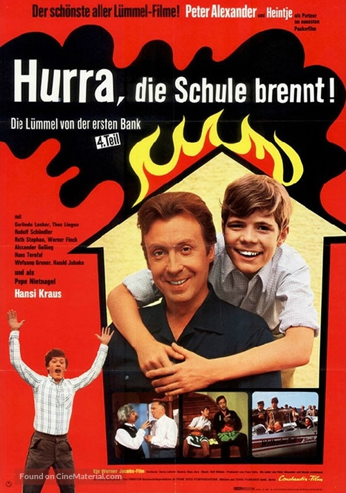 Hurra, die Schule brennt - Die L&uuml;mmel von der ersten Bank IV. Teil - German Movie Poster