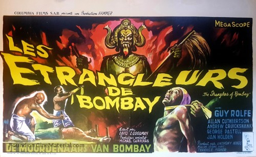 The Stranglers of Bombay - Belgian Movie Poster