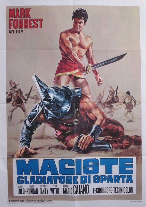 Maciste, gladiatore di Sparta - Italian Movie Poster