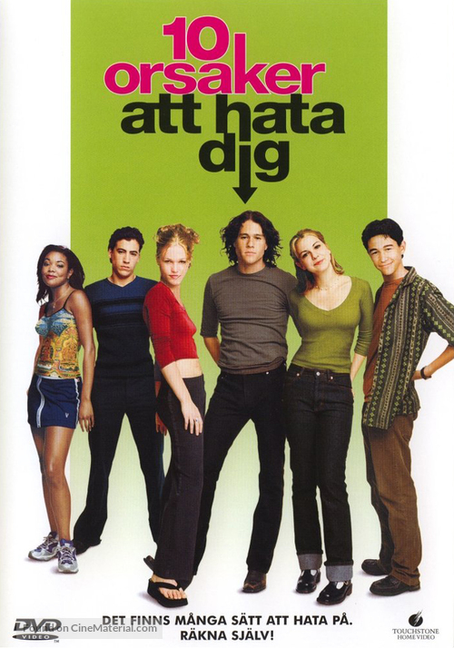 10 Things I Hate About You - Swedish DVD movie cover