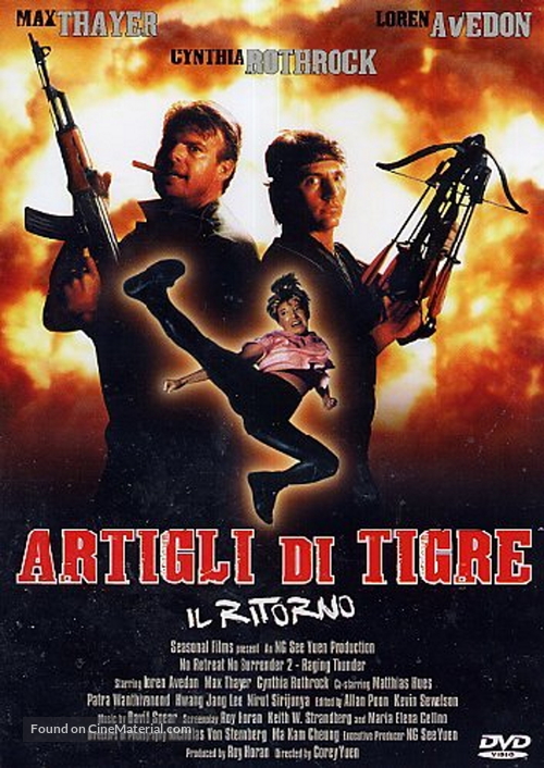No Retreat No Surrender 2 - Italian Movie Cover