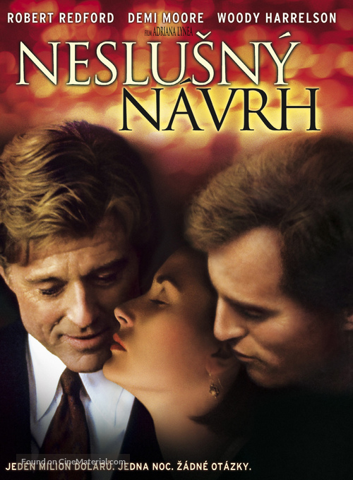 Indecent Proposal - Czech DVD movie cover