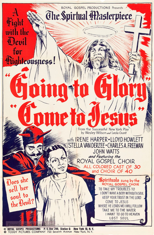 Going to Glory... Come to Jesus - Movie Poster