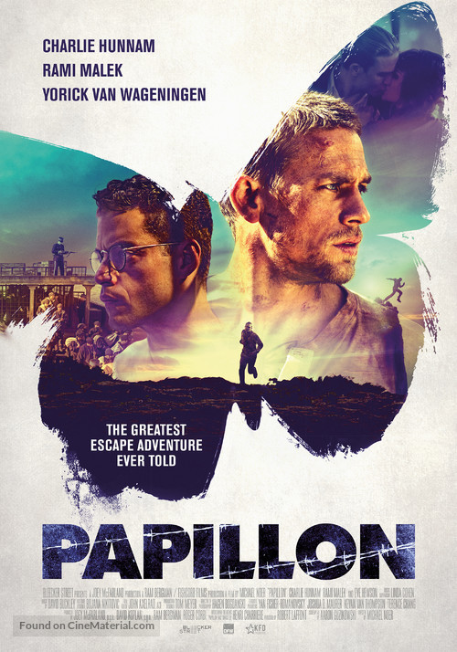 Papillon - Dutch Movie Poster
