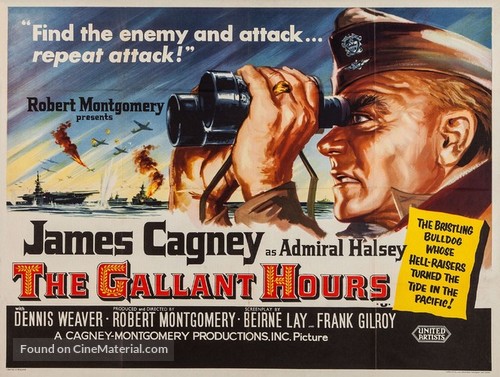 The Gallant Hours - British Movie Poster