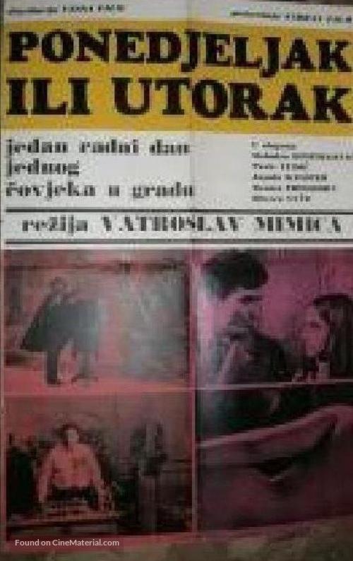 Ponedjeljak ili utorak - Yugoslav Movie Poster