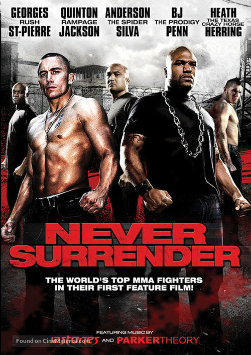 Never Surrender - DVD movie cover