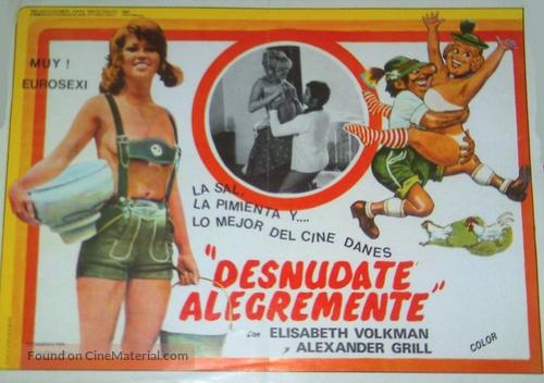 Geh, zieh dein Dirndl aus - Spanish Movie Poster