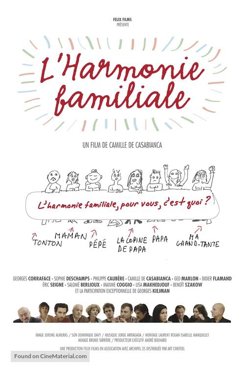 L&#039;harmonie familiale - French Movie Poster