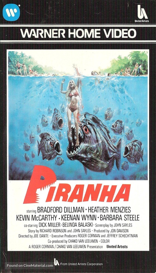 Piranha - VHS movie cover