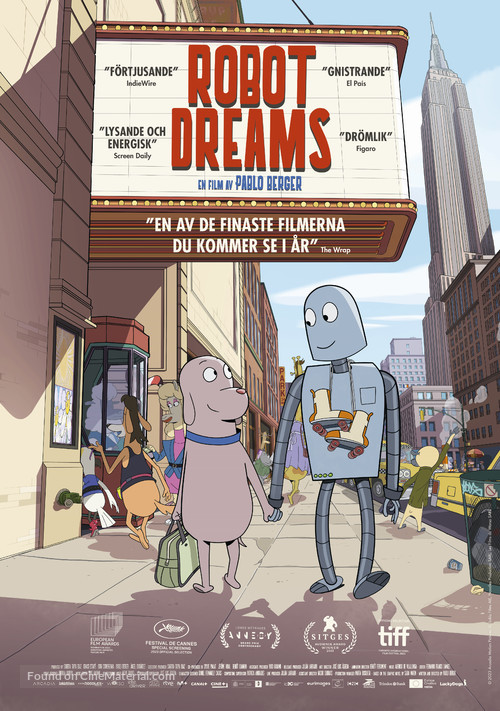 Robot Dreams - Swedish Movie Poster