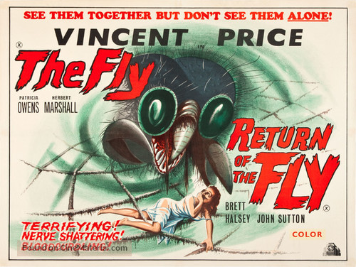 Return of the Fly - British Combo movie poster