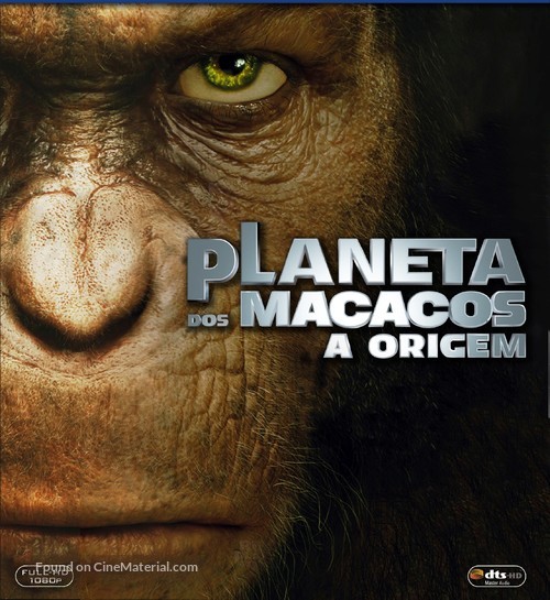 Rise of the Planet of the Apes - Brazilian Blu-Ray movie cover