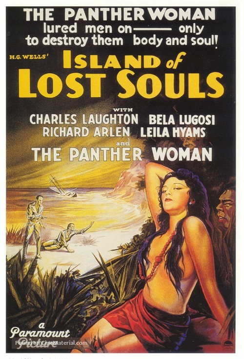 Island of Lost Souls - Movie Poster