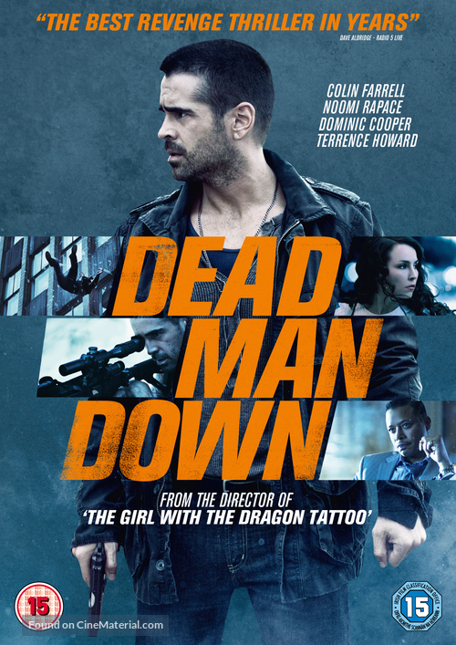 Dead Man Down - British DVD movie cover