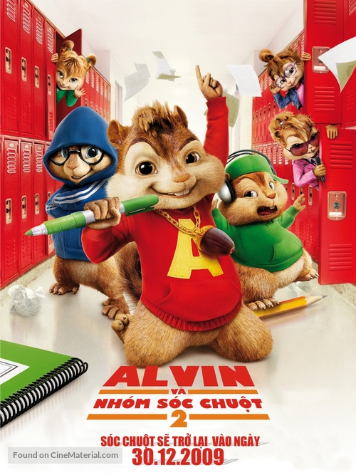 Alvin and the Chipmunks: The Squeakquel - Vietnamese Movie Poster