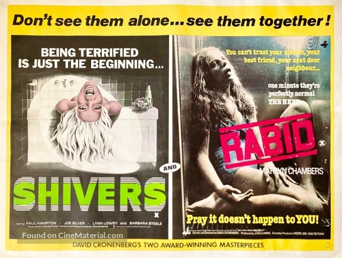 Shivers - British Combo movie poster