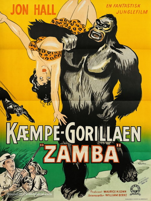 Zamba - Danish Movie Poster