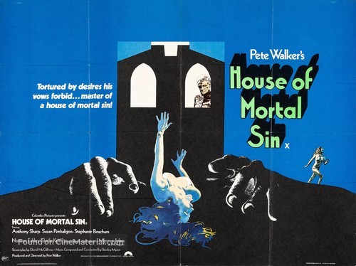 House of Mortal Sin - British Movie Poster