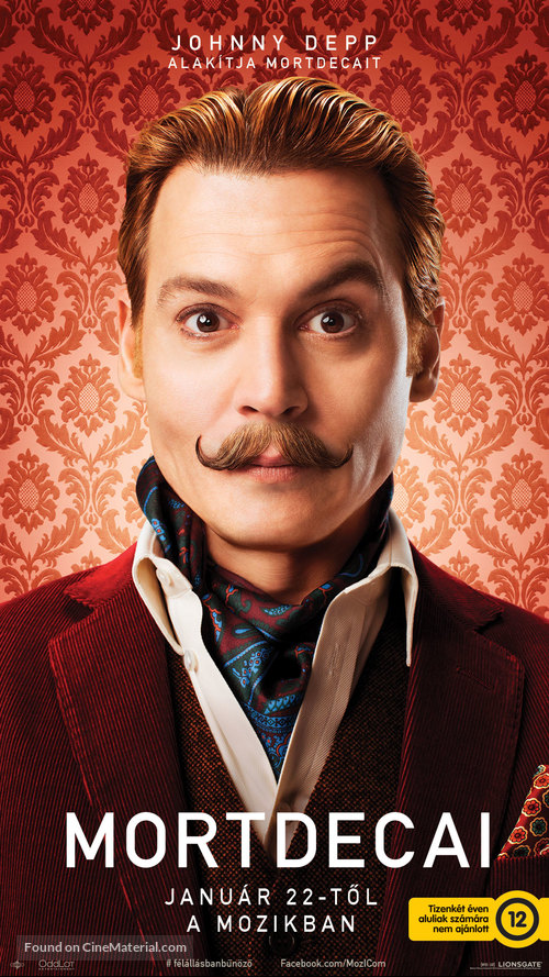 Mortdecai - Hungarian Movie Poster