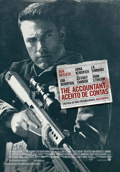 The Accountant - Portuguese Movie Poster