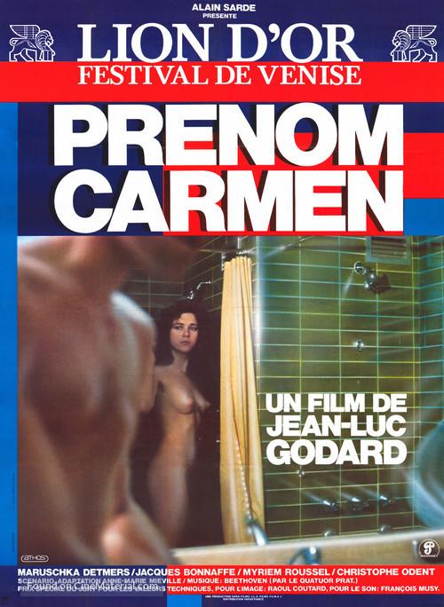 Pr&eacute;nom Carmen - French Movie Poster