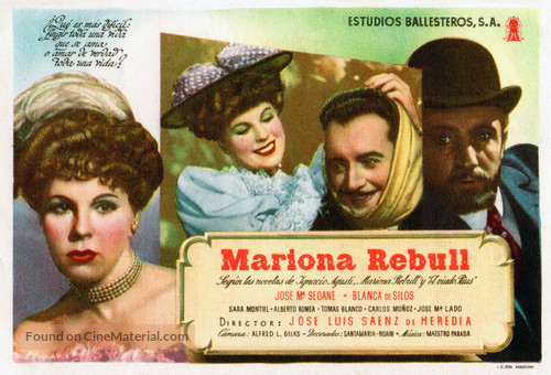 Mariona Rebull - Spanish Movie Poster