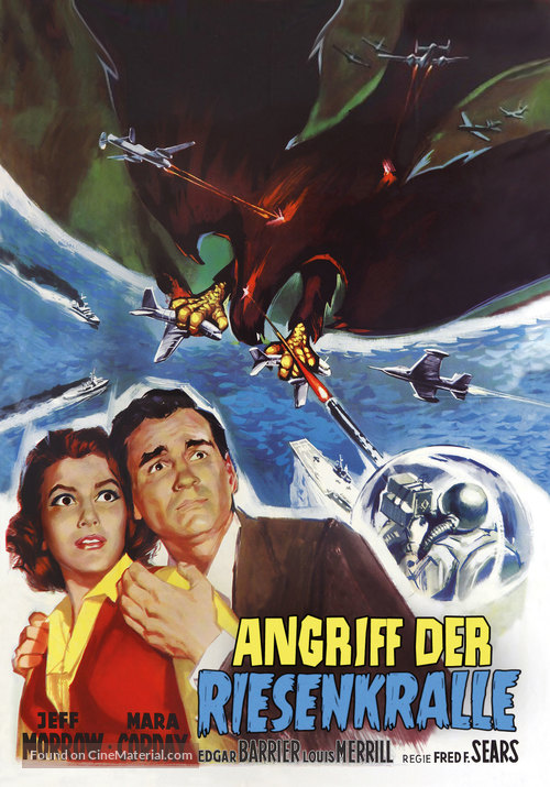 The Giant Claw - German Movie Poster