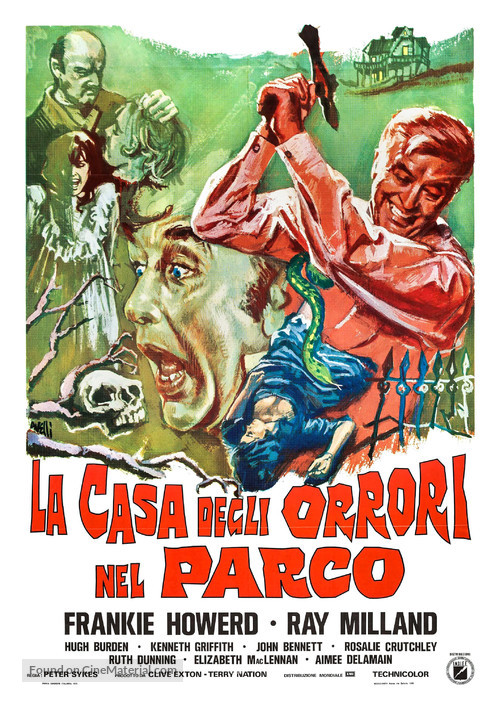 The House in Nightmare Park - Italian Movie Poster