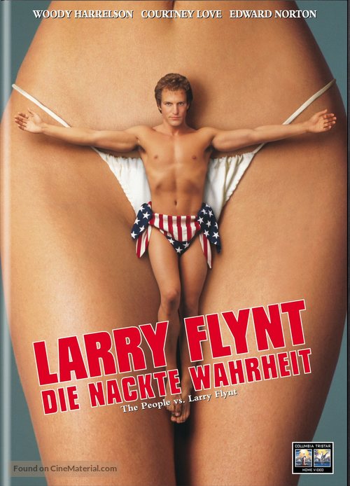 The People Vs Larry Flynt - German DVD movie cover