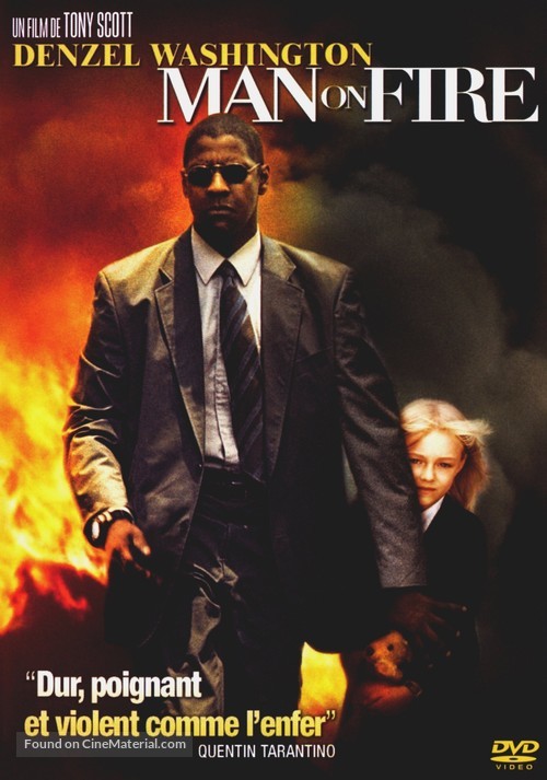 Man on Fire - French DVD movie cover