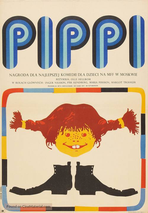 Pippi L&aring;ngstrump - Polish Movie Poster