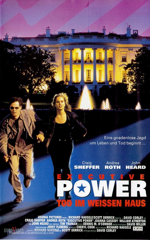 Executive Power - German VHS movie cover