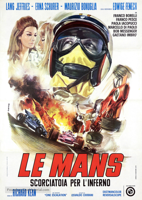 Le Mans scorciatoia per l&#039;inferno - Italian Movie Poster