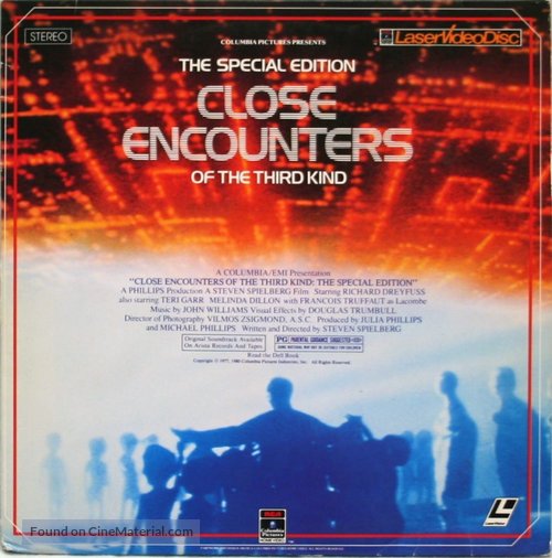 Close Encounters of the Third Kind - Movie Cover