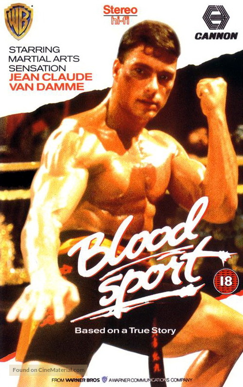 Bloodsport - British DVD movie cover