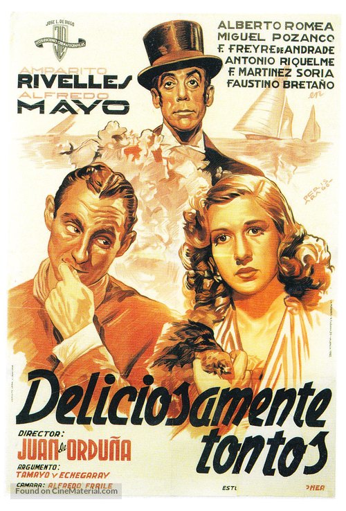 Deliciosamente tontos - Spanish Movie Poster