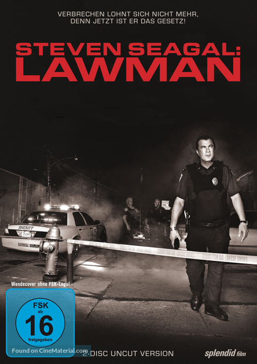 &quot;Steven Seagal: Lawman&quot; - German DVD movie cover