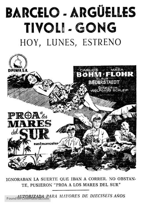 Blaue Jungs - Spanish poster