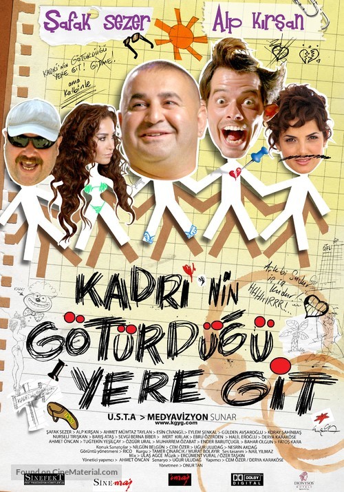 Kadri&#039;nin g&ouml;t&uuml;rd&uuml;g&uuml; yere git - Turkish Movie Poster