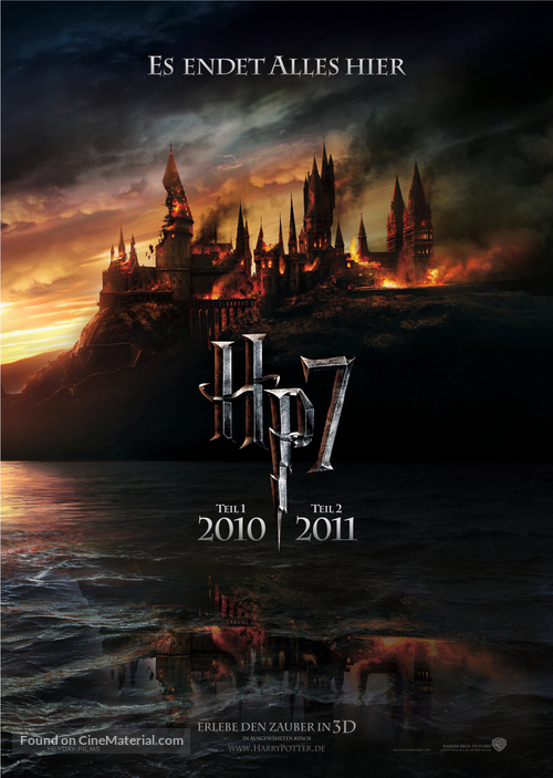 Harry Potter and the Deathly Hallows - Part 1 - German Movie Poster