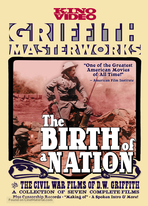 The Birth of a Nation - DVD movie cover