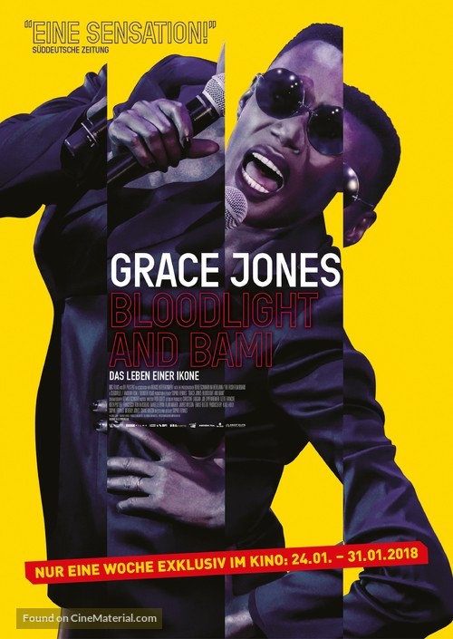 Grace Jones: Bloodlight and Bami - German Movie Poster