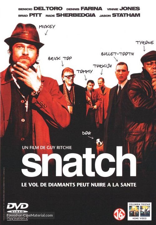 Snatch - Belgian Movie Cover