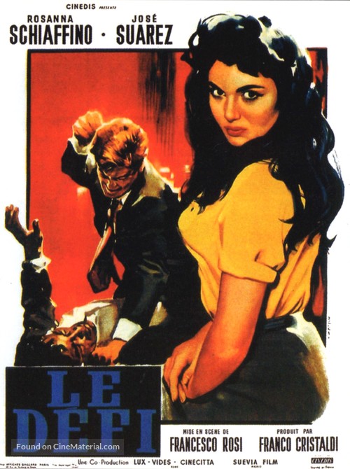 La sfida - French Movie Poster