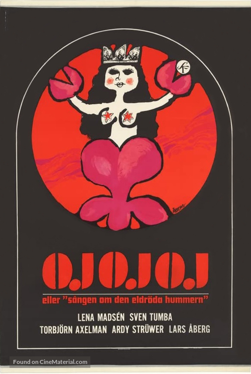 Oj oj oj eller &#039;S&aring;ngen om den eldr&ouml;da hummern&#039; - Swedish Movie Poster