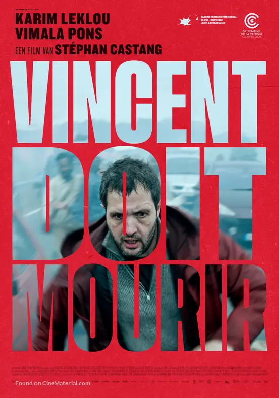 Vincent doit mourir - Dutch Movie Poster